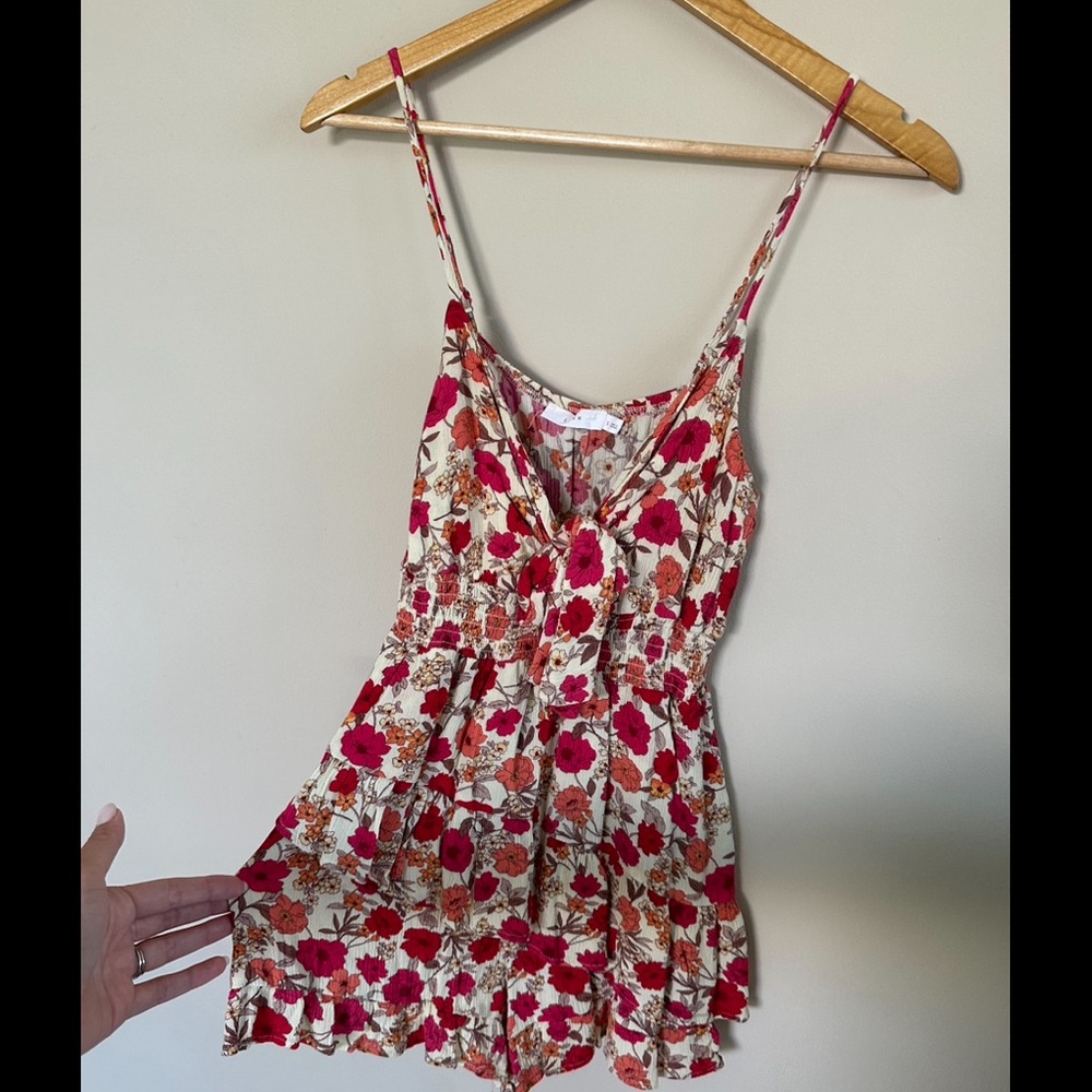 LUSH floral romper